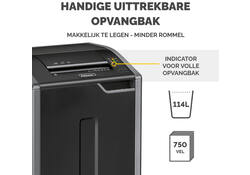 Papiervernietiger Fellowes Powershred 425I stroken 5,8mm