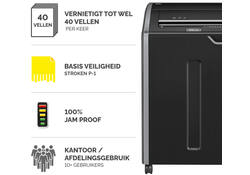 Papiervernietiger Fellowes Powershred 485I stroken 5,8mm