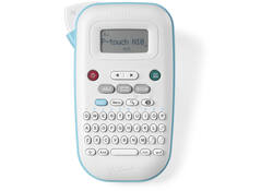 Labelprinter Brother P-touch Btag PT-N10 draagbaar qwerty 12mm wit