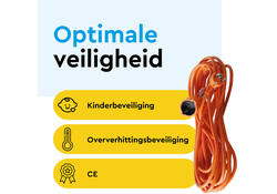 Verlengkabel BRASQ 30m oranje