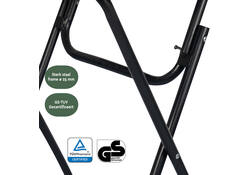 Statafel BRASQ 80cm BT100 zwart