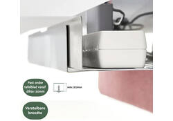 Kabelgoot BRASQ verstelbaar 75-150cm CT100 zilver