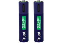 Batterij Trust USB-C oplaadbaar AAA 2 stuks