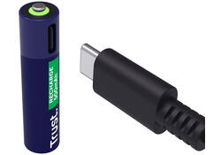 Batterij Trust USB-C oplaadbaar AAA 2 stuks