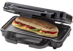 Panini grill Tomado zwart/RVS