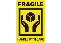 Waarschuwingsetiket IEZZY fragile handle with care 50,8mmx76,2mm 200st