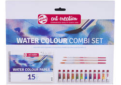 Schilderset Talens Art Creation aquarel à 16-delig blauw