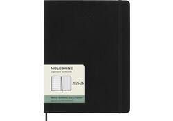 Agenda 2025/2026 Moleskine 18M Planner Weekly 7dagen/1pagina XL sc black