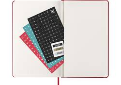 Agenda 2026 Moleskine 12M Planner Weekly 7dagen/1pagina large hc scarlet red