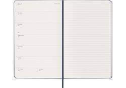 Agenda 2026 Moleskine 12M Planner Weekly 7dagen/1pagina large hc sapphire blue