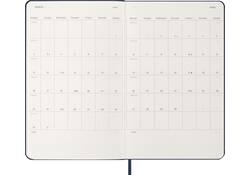 Agenda 2026 Moleskine 12M Planner Weekly 7dagen/1pagina large hc sapphire blue
