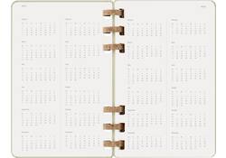 Agenda 2025/2026 Moleskine 12M Academic Weekly 7d/1p Myrtle large kiwi