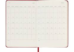 Agenda 2026 Moleskine 12M Planner Weekly 7dagen/1pagina pocket hc scarlet red