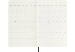 Agenda 2025/2026 Moleskine 18M Planner Weekly 7dagen/1pagina large sc black