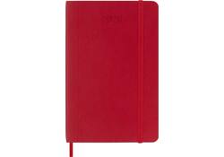 Agenda 2026 Moleskine 12M Planner Weekly 7dagen/1pagina pocket sc scarlet red