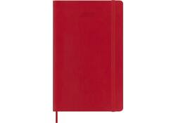 Agenda 2026 Moleskine 12M Planner Weekly 7dagen/1pagina large sc scarlet red
