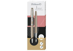 Schrijfset Pelikan Jazz Noble Elegance K36+P36 medium taupe