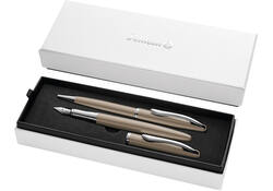 Schrijfset Pelikan Jazz Noble Elegance K36+P36 medium taupe