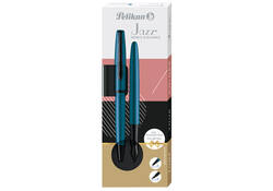 Schrijfset Pelikan Jazz Noble Elegance K36+P36 medium aquamarine
