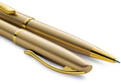 Schrijfset Pelikan Jazz Noble Elegance K36+P36 medium gold