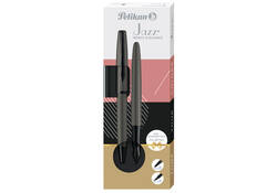 Schrijfset Pelikan Jazz Noble Elegance K36+P36 metaal stone