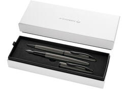 Schrijfset Pelikan Jazz Noble Elegance K36+P36 metaal stone