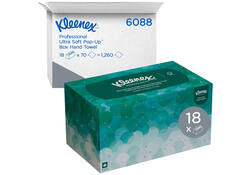 Handdoek Kleenex Ultra Pop-up Box 1-laags 226x254mm 70 vel wit 6088