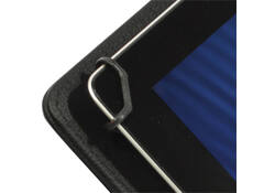 Schrijfmap DESQ voor tablet 7"-10" met sluitclip zwart