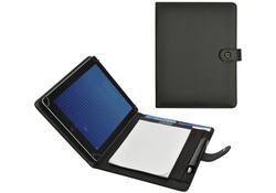 Schrijfmap DESQ voor tablet 7"-10" met sluitclip zwart