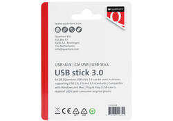 USB-stick Quantore 64GB 3.0 zwart