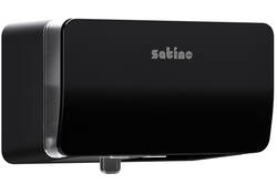 Toiletpapierdispenser Satino MT1 Hyginity duo zwart 333427