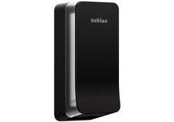 Toiletpapierdispenser Satino BT1 Hyginity gevouwen zwart 333425