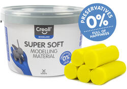 Klei Creall supersoft geel 1750gram