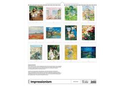 Kalender 2026 Helma 365 Grote Impressionistische Kunstkalender 520x450