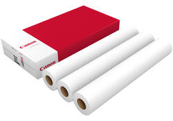 Inkjetpapier Canon 610mmx45m 90gr mat gecoat 3 rollen