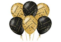 Classy party balloons Gefeliciteerd