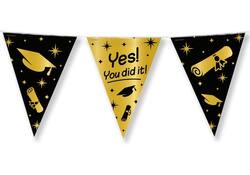 Classy Party flags foil You did it