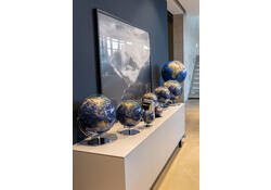 Globe Troika 20cm blauw-groen