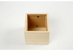 Pennenbakje Creativ Company 10x10x10cm hout