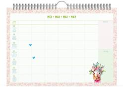 Familiekalender 2026 Lannoo 310x220 Paper Salad 7dagen/1pagina
