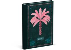 Agenda 2026 Lannoo 120x160 Exotic palms 7dagen/2pagina's zwart