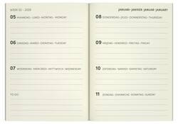 Agenda 2026 Lannoo pocket Flowers Bouquet 7dagen/2pagina's wit