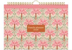 Familiekalender 2026 Lannoo 310x220 Exotic palms 7dagen/1pagina roze