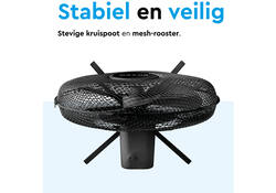 Statiefventilator BRASQ F300 Ø 40cm zwart