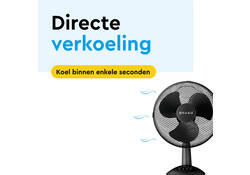 Tafelventilator BRASQ F400 Ø 30cm zwart