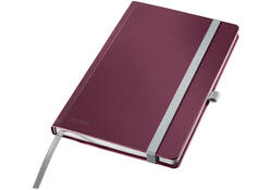 Notitieboek Leitz Style A5 lijn 160 pagina's 100gr rood
