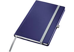 Notitieboek Leitz Style A5 lijn 160 pagina's 100gr blauw