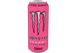 Energiedrank Monster ultra rosa blik suikervrij 500ml