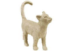Figuur Décopatch kat rechtopstaand 11x3.5x12cm