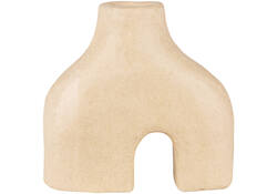 Figuur Décopatch vaas dubbele voet 19x7x18cm